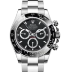 rolex black panda black dial 126500ln closer