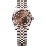 rolex datejust 31 chocolate dial 278271 front look