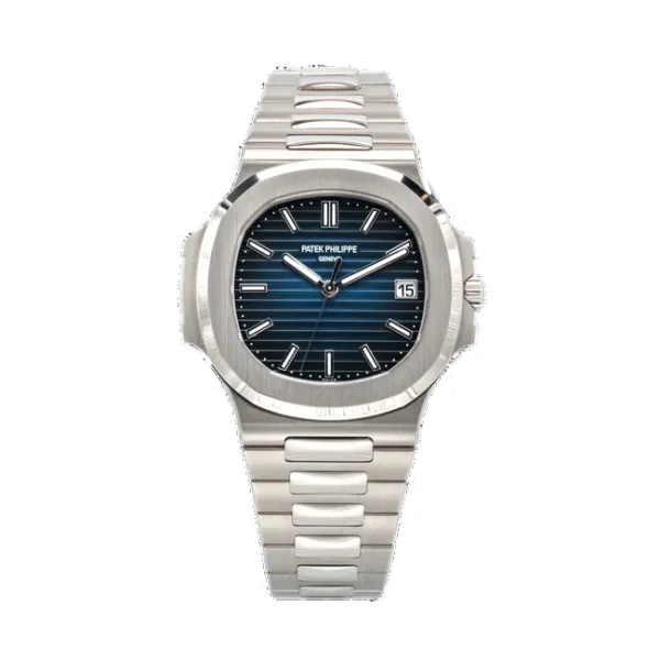 Patek Philippe Nautilus Blue Dial White Gold 5811/1G - Front look