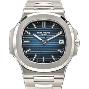 Patek Philippe Nautilus Blue Dial White Gold 5811/1G - Close front look