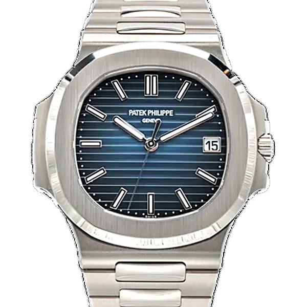 Patek Philippe Nautilus Blue Dial White Gold 5811/1G - Close front look