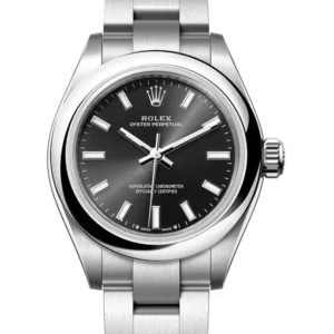 Rolex Oyster Perpetual 28 Black Dial 276200 close front