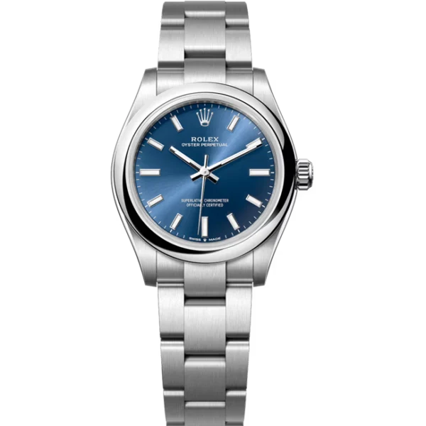 Rolex Oyster Perpetual 31 Blue Dial 277200 front look