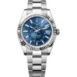 Rolex Sky Dweller Blue Dial Oystersteel and White Gold Oyster 336934 front