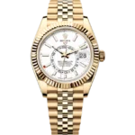 Rolex Sky Dweller Gold white dial jubilee 336938 front