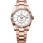 Rolex Sky Dweller Rose Gold White Dial Oyster 336935 front