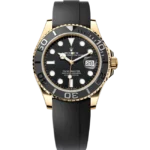 Rolex Yacht-Master 42 Black Dial Yellow Gold 226658 front