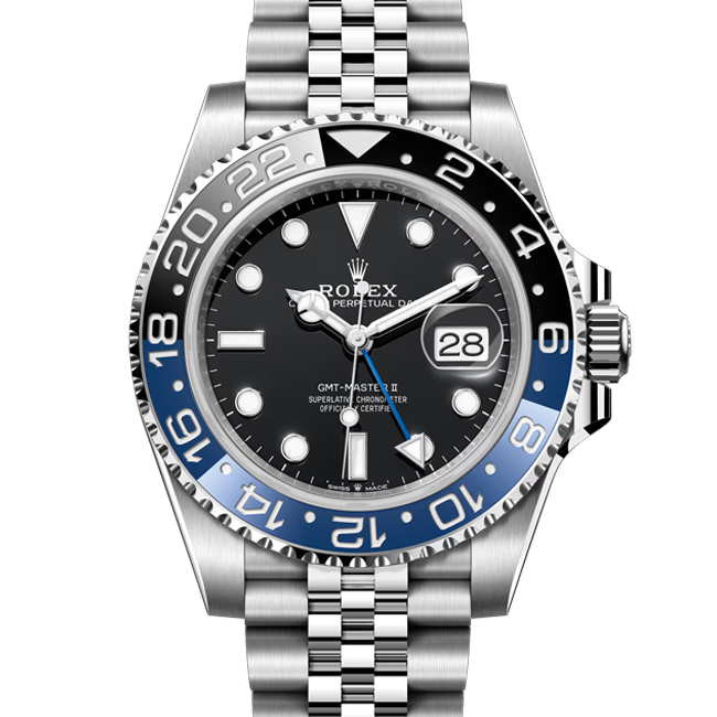 Rolex GMT Master II Batgirl clsoe front look