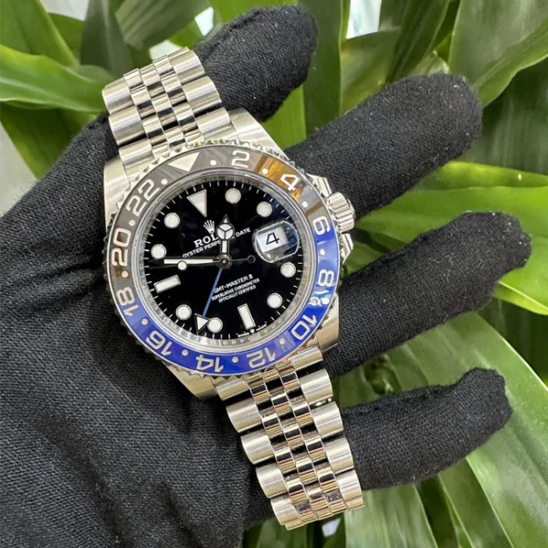 Used Rolex GMT Master II Batgirl front look