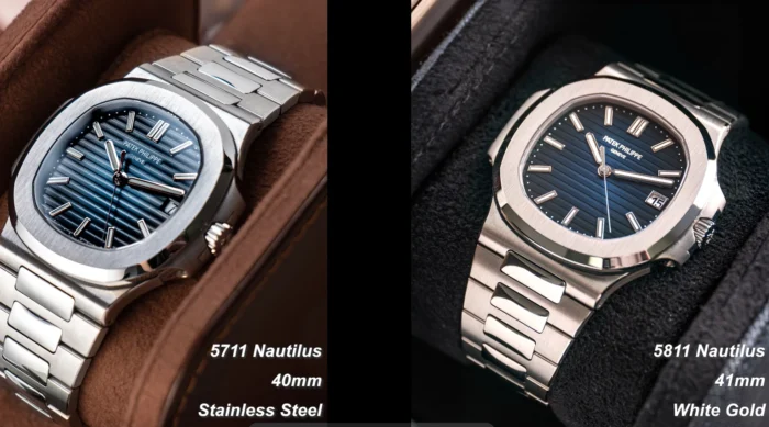 comparison of patek philippe 5711 and 5811