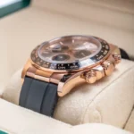 Rolex Daytona Rose Gold Sundust Dial Oysterflex 126515LN - Right side