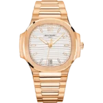 Patek Philippe Nautilus Lady Automatic Rose Gold 35.2mm Silvery Opaline Dial 7118-1R-001 - Front look