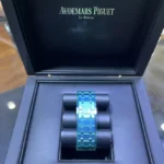 Audemars Piguet Royal Oak Blue Dial Diamond Bezel 37mm Stainless Steel 15551ST - Bracelet