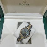 Rolex Datejust 31 Olive Green Diamond Dial Jubilee 278273 - Used - Top view