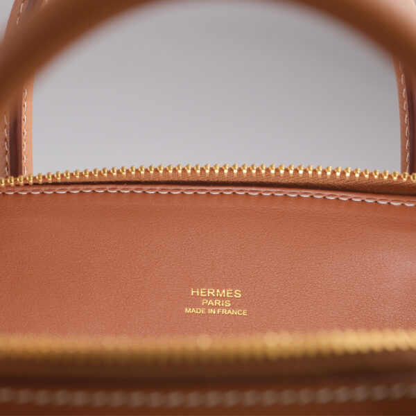 Hermès 1923 Bolide 25 Gold Epsom Gold Hardware - Pre-owned - Hermes logo