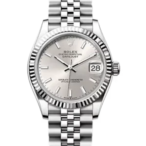 Rolex Datejust 31 Silver Index Jubilee 278274 - Stock photo - Close front look