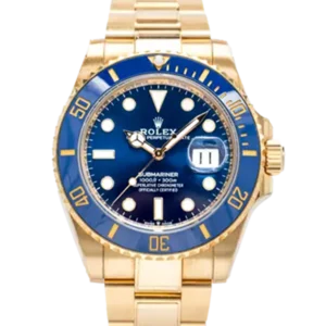 Rolex-Submariner-22Bluesy22-41-Yellow-Gold-126618lb-Close-front-600x600