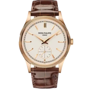 Patek Philippe Calatrava White Dial 6119R Brown Leather Strap
