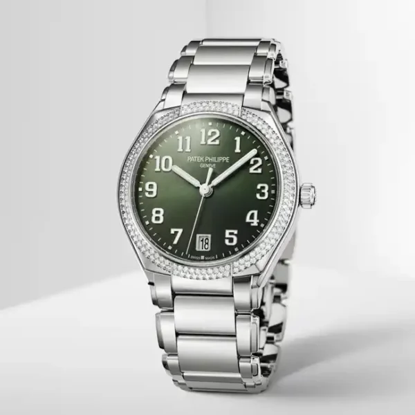 Patek Philippe Twenty 4 Ladies Green Dial Diamond Bezel 7300 1200A - Banner