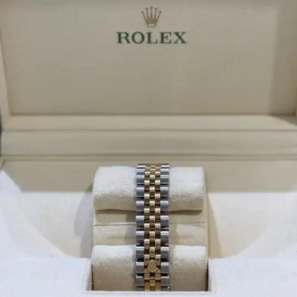 Rolex Datejust 31 Black Mother of Pearl Diamond Bezel 178383 - 2017 Pre-owned - Bracelet