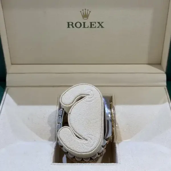 Rolex Datejust 31 Black Mother of Pearl Diamond Bezel 178383 - 2017 Pre-owned - Side