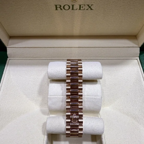 Rolex Datejust 31 Chocolate Diamond Rose Gold 278285RBR – 2022 Pre-owned - Bracelet