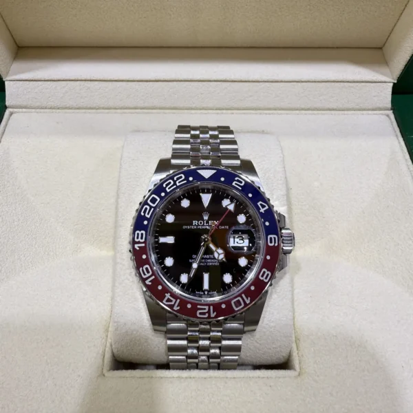 Rolex GMT Master II Pepsi Oyster 126710BLRO - 2023 Pre-owned - Front