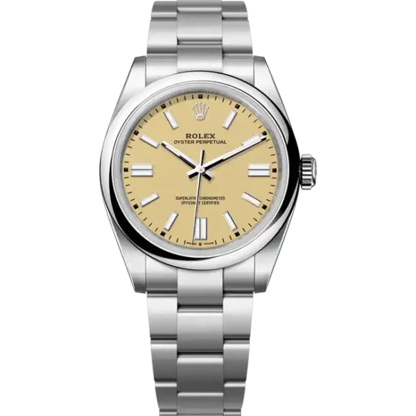 Rolex Oyster Perpetual 41 Beige Dial 134300 - 2025 New Release - Front